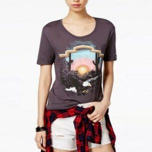 Carbon Copy Charcoal Eagle Graphic Short Sleeve Tee Top NWT XL